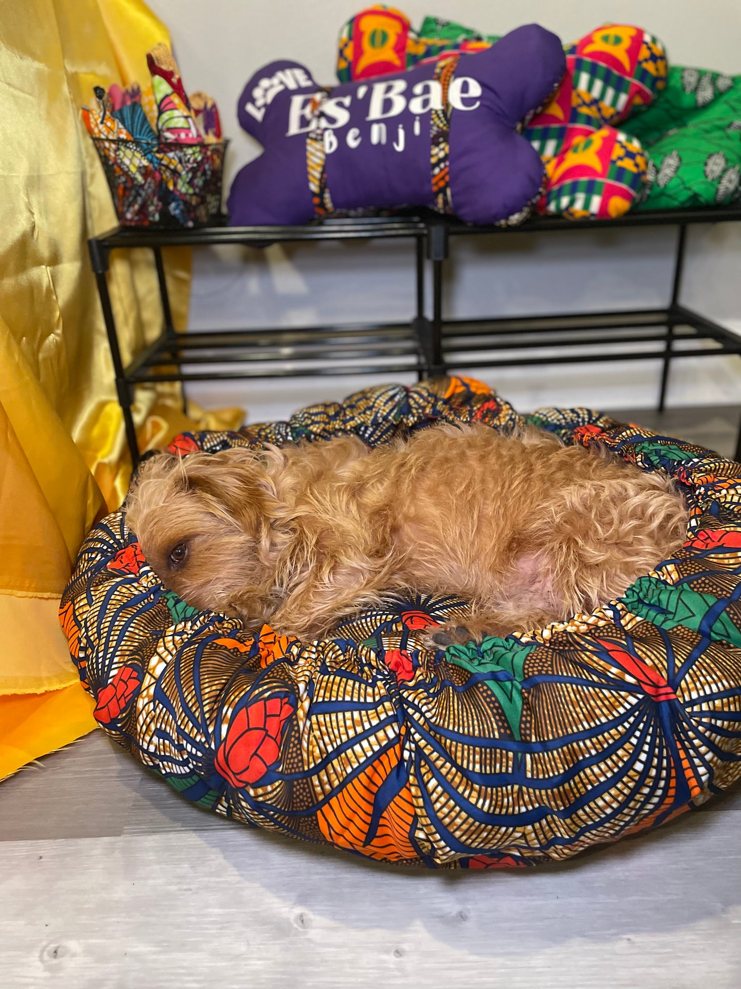 Dog Donut Bed / Adjustable / Machine washable